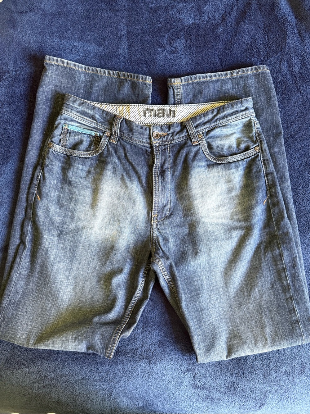 Mavi Men's Light Blue Straight Jeans